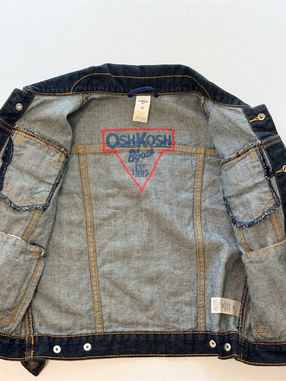 OshKosh B'gosh Dark Blue Denim Jean Jacket